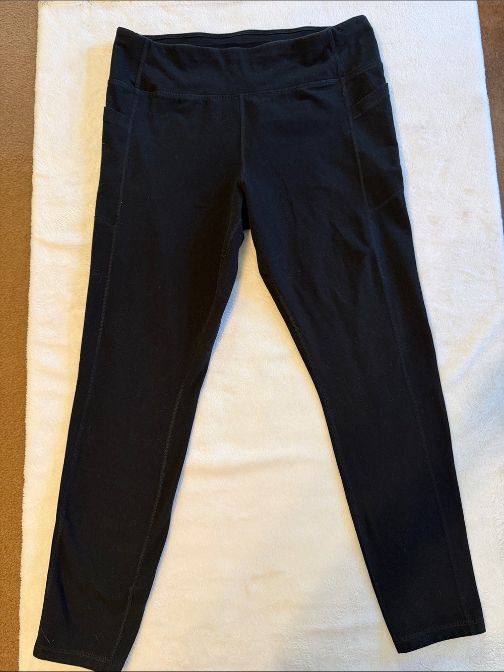 Athletic Works Black High-Waist Performance Leggings